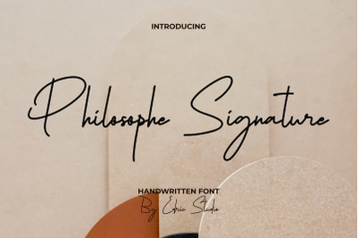Philosophe Signature