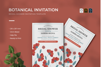 Botanical - Bridal Shower Invitation