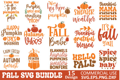 Fall SVG Bundle, Fall Bundle