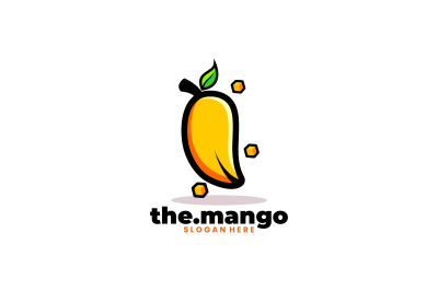 mango vector template logo design