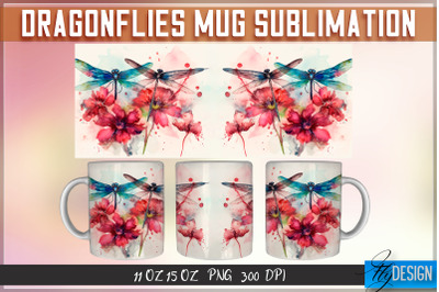 Dragonflies 11 Oz | 15 Oz Mug Sublimation