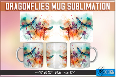 Dragonflies 11 Oz | 15 Oz Mug Sublimation