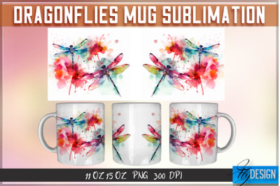 Dragonflies 11 Oz | 15 Oz Mug Sublimation