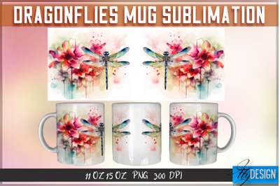 Dragonflies 11 Oz | 15 Oz Mug Sublimation