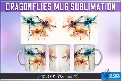 Dragonflies 11 Oz | 15 Oz Mug Sublimation