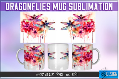 Dragonflies 11 Oz | 15 Oz Mug Sublimation