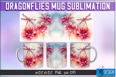 Dragonflies 11 Oz | 15 Oz Mug Sublimation