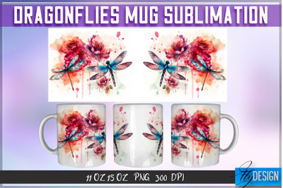 Dragonflies 11 Oz | 15 Oz Mug Sublimation