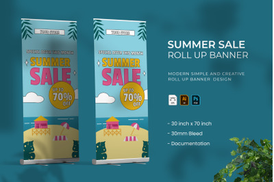 Summer Sale - Roll Up Banner