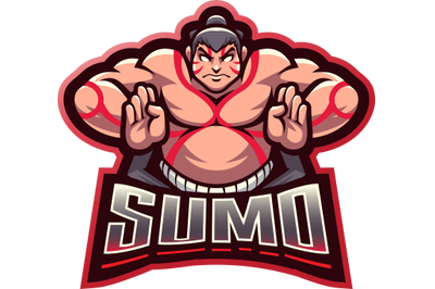 Sumo esport mascot logo design