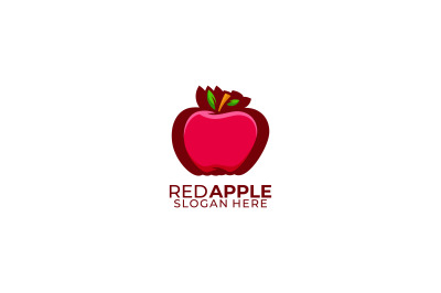 apple vector template design logo