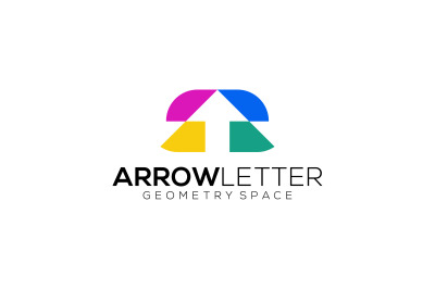 arrow vector template design logo