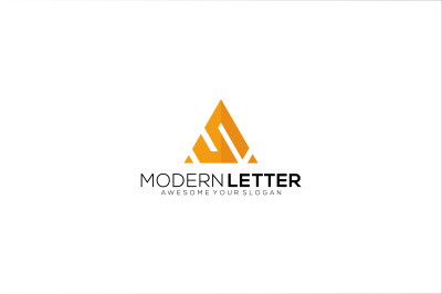 letter a vector template design logo