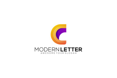 letter c vector template design logo