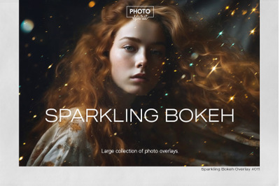 Sparkling Bokeh Effect Photo Overlays