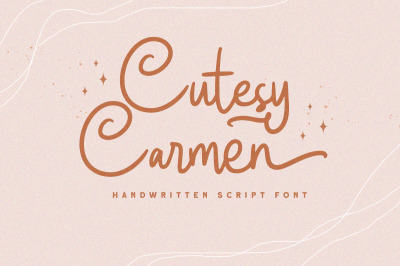 Cutesy Carmen - Handwritten Script