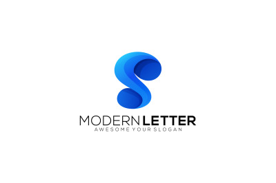 letter s vector template design logo