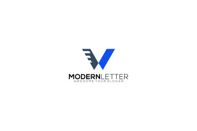 letter v vector template design logo