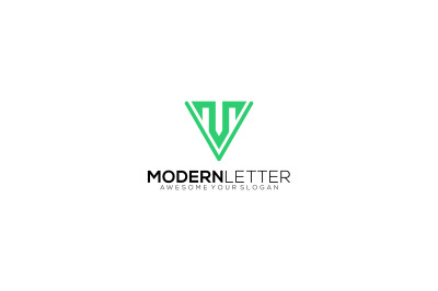 letter v vector template design logo