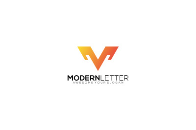 letter v vector template design logo