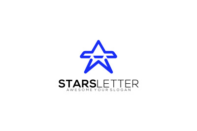 star vector template design logo