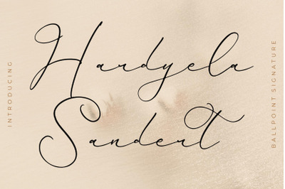 Hardyela Sandert - Ballpoint Signature