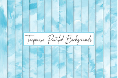Turquoise Painted Backgrounds