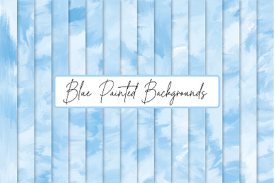 Blue Painted Backgrounds