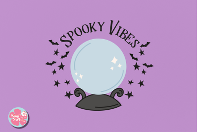 Spooky Vibes Retro Sublimation png and svg | spooky svg clipart | cute svg | halloween clipart | ghost svg | sublimation