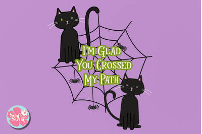 Spooky Cute Black Cats Sublimation png and svg | spooky svg clipart |