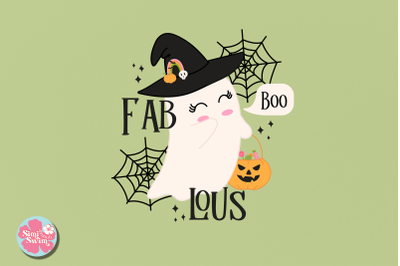 Fabulous Retro Ghost Sublimation png and svg | spooky svg clipart | cu