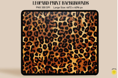 Brown Leopard Print Backgrounds