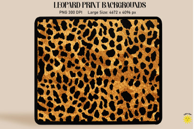 Gold Leopard Print Backgrounds