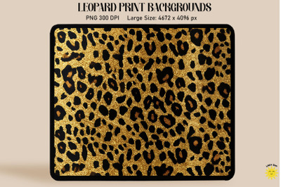 Gold Leopard Print Backgrounds