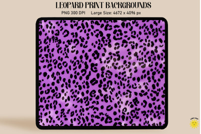 Lavender Leopard Print Backgrounds