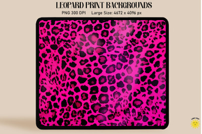 Magenta Leopard Print Backgrounds