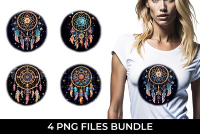 Galactic Dreamweaver - Boho T-Shirt Design Bundle