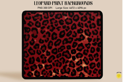 Maroon Leopard Print Backgrounds