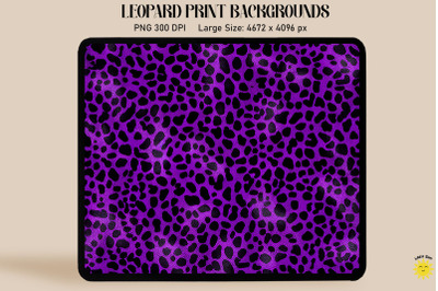 Purple Leopard Print Backgrounds