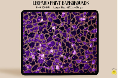 Purple Leopard Print Backgrounds