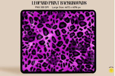 Purple Leopard Print Backgrounds