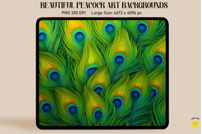 Beautiful Peacock Feather Backgrounds