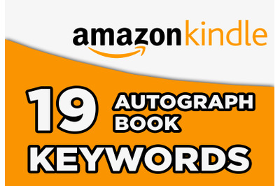 Autograph book kdp keyword list