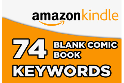 Blank comic book kdp keywords