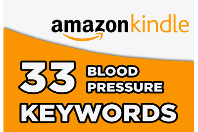 Blood pressure book kdp keywords