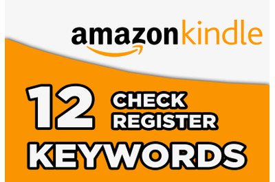 Check register book kdp keywords