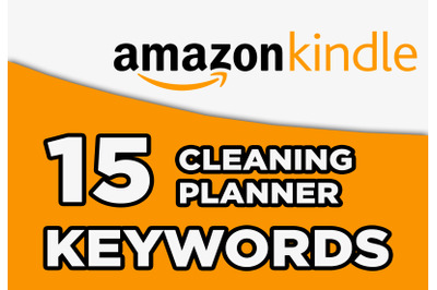 Cleaning planner kdp keywords