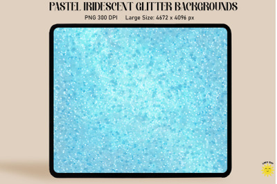 Pastel Blue Iridescent Backgrounds