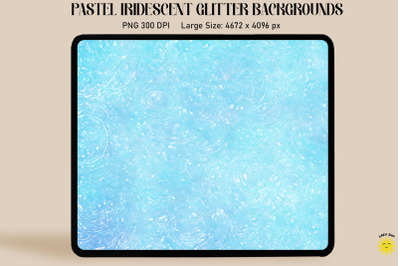 Pastel Blue Iridescent Backgrounds