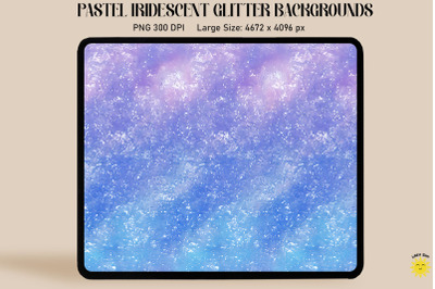 Pastel Indigo Iridescent Backgrounds